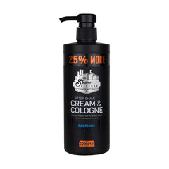 The Shave Factory Aftershave Cream & Cologne Sapphire 500ml