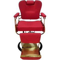 WAHS Barber Chair Model: B-9229 Red And Gold