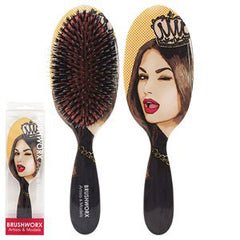 Brushworx Artists and Models Cushion Hair Brush Queen of High Maintenance
