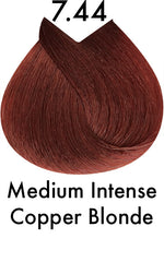 ColorUS Permanent Hair Colour 7.44 Medium Intense Copper Blonde 120ml