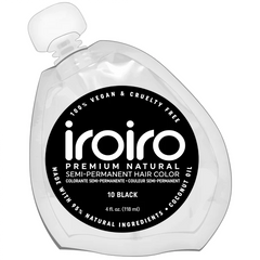 Iroiro Semi-Permanent Hair Colour 10 Black 118ml