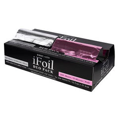 Robert De Soto iFoil Embossed Foil 15 Micron 400 Sheets Duo Pack - Pink & Silver
