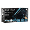 Salon Smart Vinyl Gloves Black Medium 100pk 139082 - WAHairSuppliers