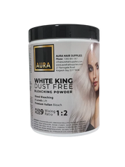 AURA White King Dust Free Bleach 9 level lift 500g