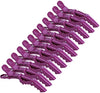 The G5ive Crocodile Clips 12pc (Purple) - WAHairSuppliers