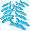 The G5ive Crocodile Clips 12pc (Light Blue) - WAHairSuppliers