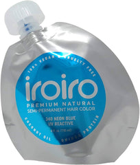 Iroiro Semi-Permanent Hair Colour 340 Neon blue 118ml