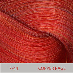 Aura Permanent Hair Colour 7.44 - Copper Rage 100ml