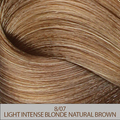 Aura Permanent Hair Colour 8.07- Light Intense Blonde Natural Brown 100ml