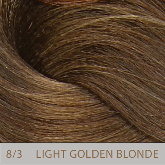 Aura Permanent Hair Colour 8.3 - Light Golden Blonde 100ml – WA Hair ...