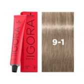 IGORA ROYAL 9-1 Extra Light Blonde Cendré 60 ml