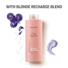 Wella Professionals Invigo Blonde Recharge Color Refreshing Shampoo 1L