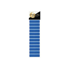 Dateline Professional Self Gripping Velcro Rollers 15mm Blue 12Pk