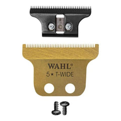 WAHL Li Gold Cordless Trimmer T-Wide Blade set 0.4mm