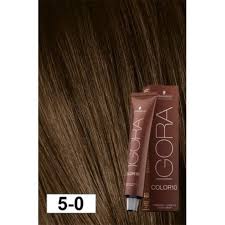 5-0 Color10 Natural Light Brown 60g - Igora Color10 by Schwarzkopf