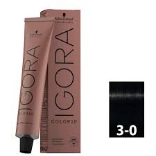 Schwarzkopf Igora Color10 3-0 Dark Brown Hair Color 60ML