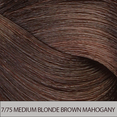 Aura Permanent Hair Colour 7.75 - Medium Blonde Brown Mahogany 100ml