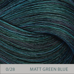 Aura Permanent Hair Colour 0/28 - Matt Green Blue 100ml