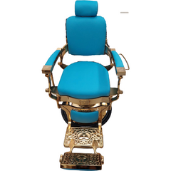 WAHS Barber Chair Model: B-9259A Blue And Gold
