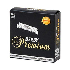 DERBY Premium Razor Single Edge Blades ( 1 Pack =100 Blades)
