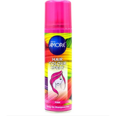 Amore Coloured Hair Spray Pink 150ml