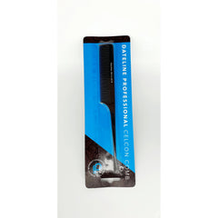 Dateline Professional Black Celcon 500 Regular Plastic Tail Comb - 20cm