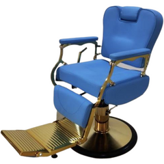 WAHS Barber Chair Model: B-9229 Blue And Gold