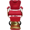 WAHS Barber Chair Model: B-9229 Red And Gold - WAHairSuppliers