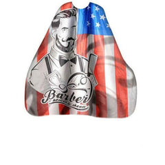 WAHS Barber Cape American Flag with Barber Design