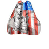 WAHS Barber Cape American Flag with Barber Design - WAHairSuppliers