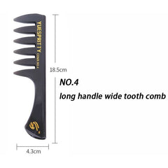 Yuespritty Wide Tooth Styling Comb - Black