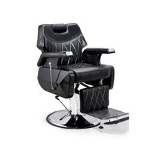 WAHS Barber Chair Model: B-9237 Diamond Stitched Black