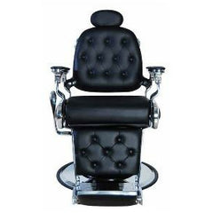 WAHS Barber Chair Model: B-9255B (Black & Silver)
