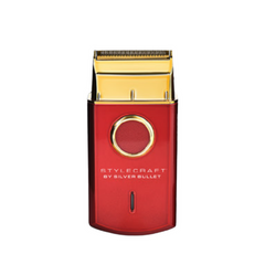 StyleCraft By Silver Bullet UNQ  Single Foil Shaver Red