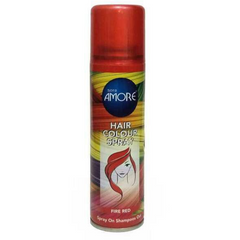Amore Coloured Hair Spray Fire Red 150ml