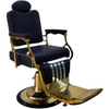 WAHS Barber Chair Model: B-9228 (Black & Gold) - WAHairSuppliers