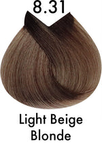 ColorUS Permanent Hair Colour 8.31 Light Beige Blonde