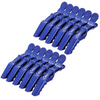 The G5ive Crocodile Clips 12pc (Blue) - WAHairSuppliers