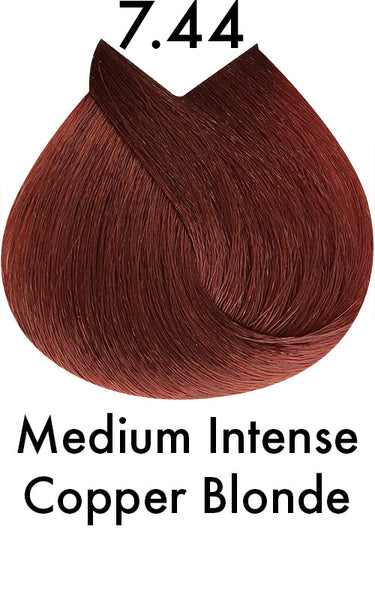 7 44 ColorUS Permanent Hair Colour 7.44 Medium Intense Copper Blonde 120ml ...