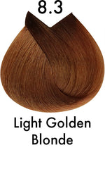 ColorUS Permanent Hair Colour 8.3 Light Golden Blonde 120ml