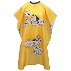 WAHS Barber Kids Cape Yellow with Dalmatians