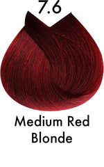ColorUS Permanent Hair Colour 7.6 Medium Red Blonde 120ml