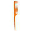 WAHS Wide Tooth Tail Comb - Orange - WAHairSuppliers