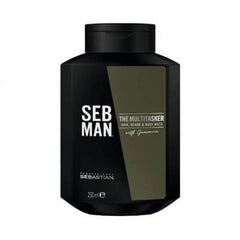 Seb Man The Multi-Tasker 3-In-1 Hair Beard And Body Wash 250ml