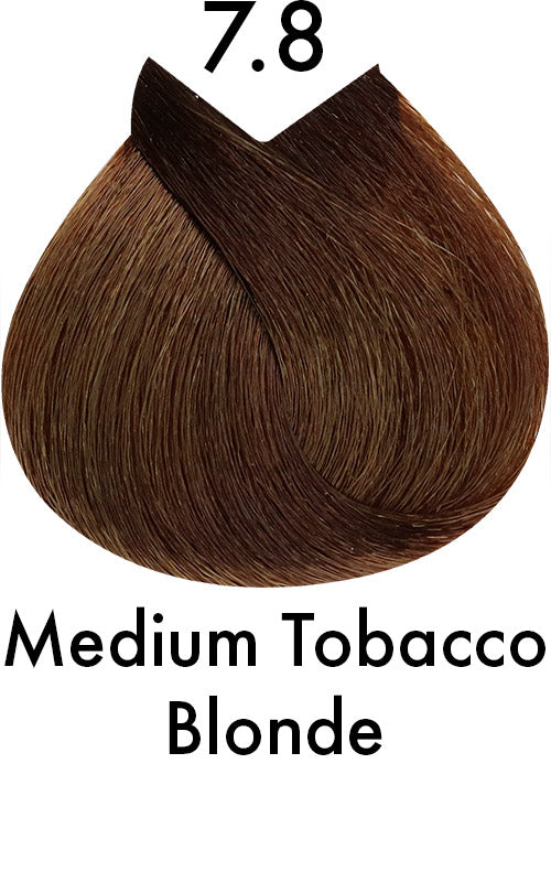 tobacco brown hair color ColorUS Permanent Hair Colour 7.8 Medium Tobacco Blonde 120ml – WA Hair  Suppliers